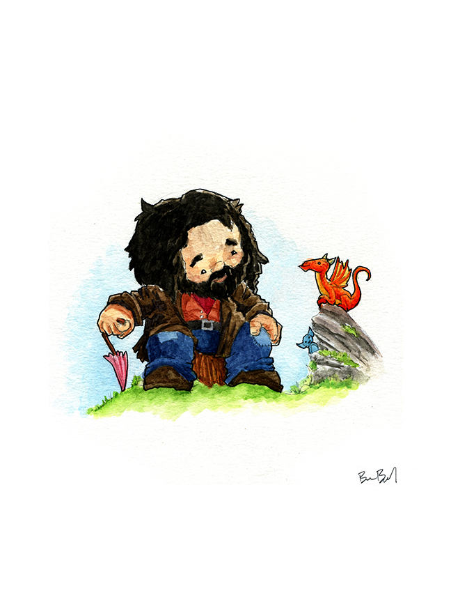 Big Guy and His Dragon