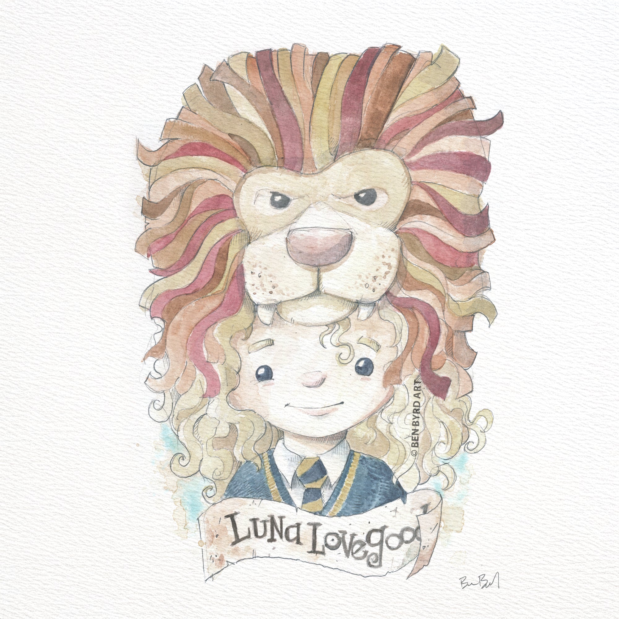 Portrait Four - Watercolor Print