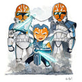 Orange Girl and Her Soldiers