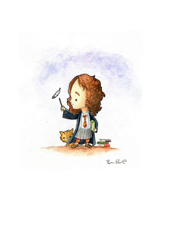 Little Girl with Cat