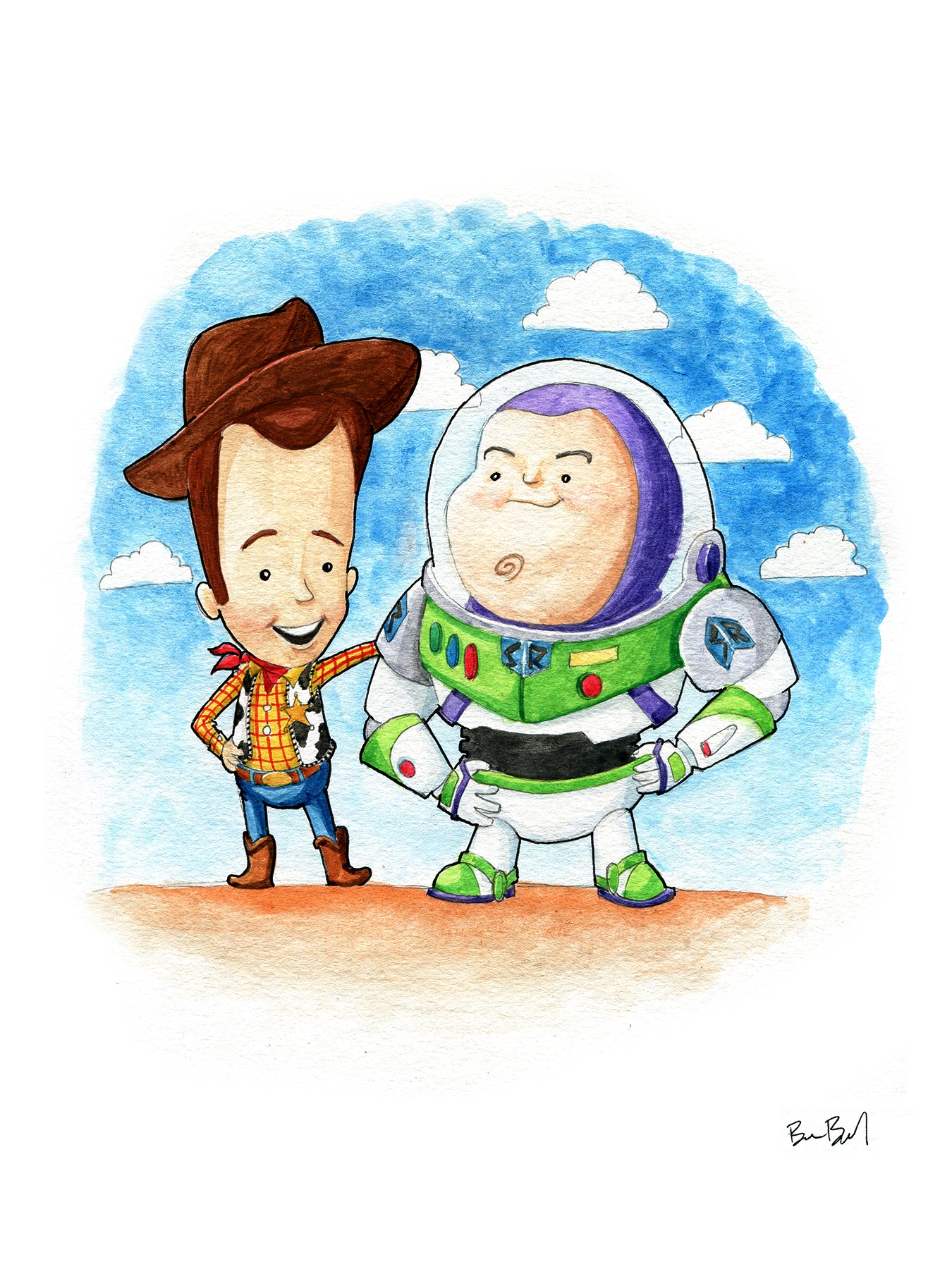 Cowboy and Spaceman
