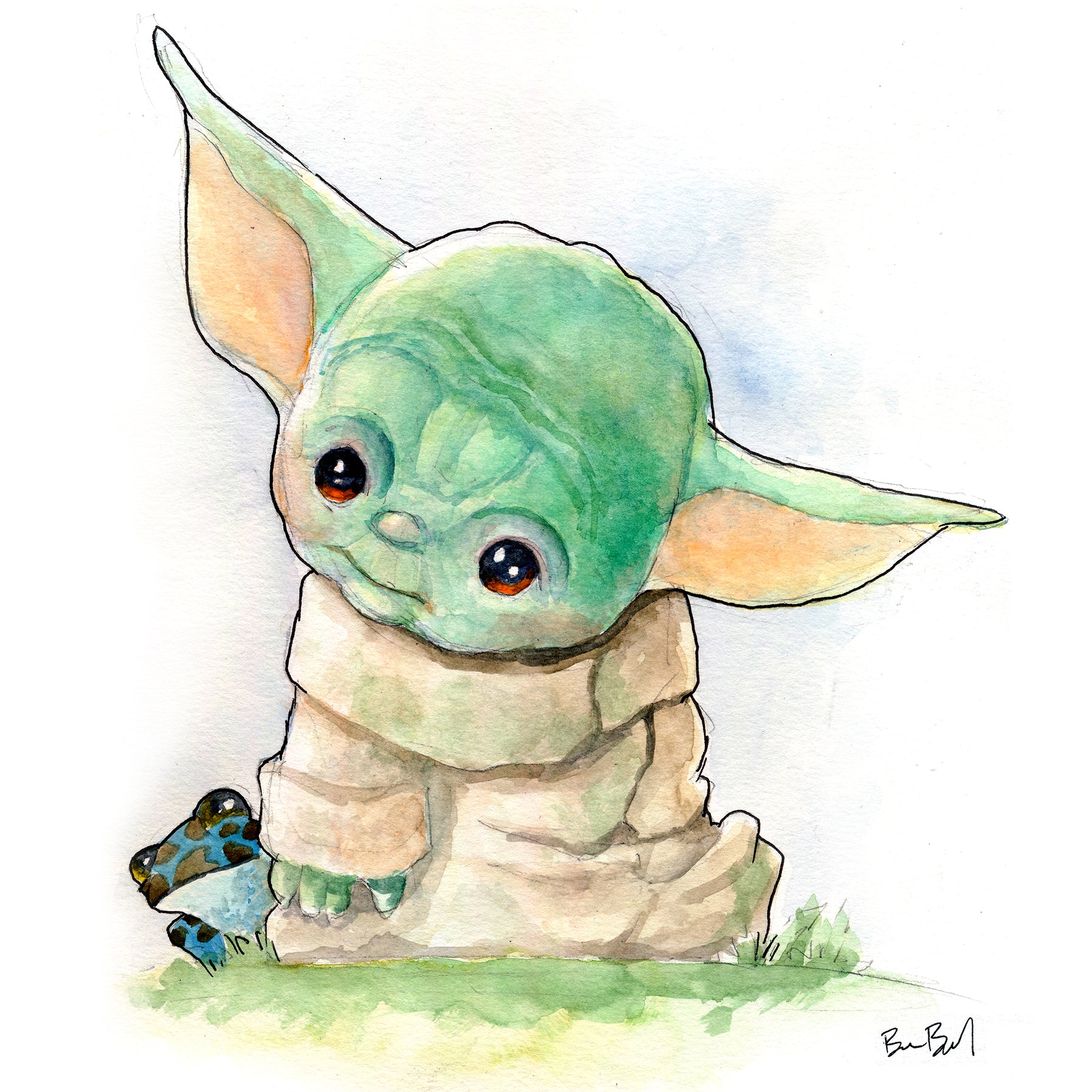 Green Baby Alien