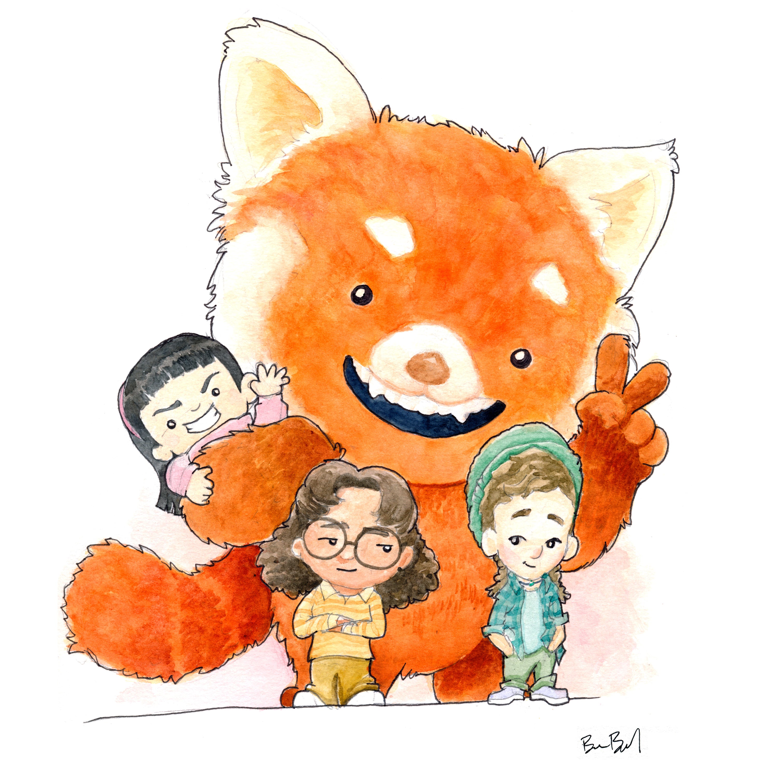 Orange Panda