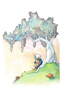 Wizard by a Tree
