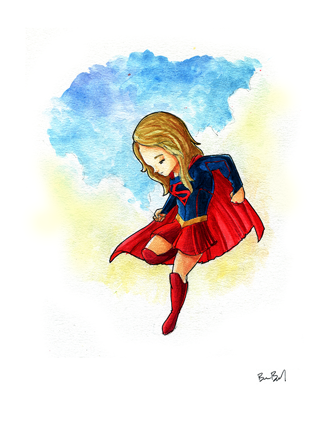 Flying Hero Girl